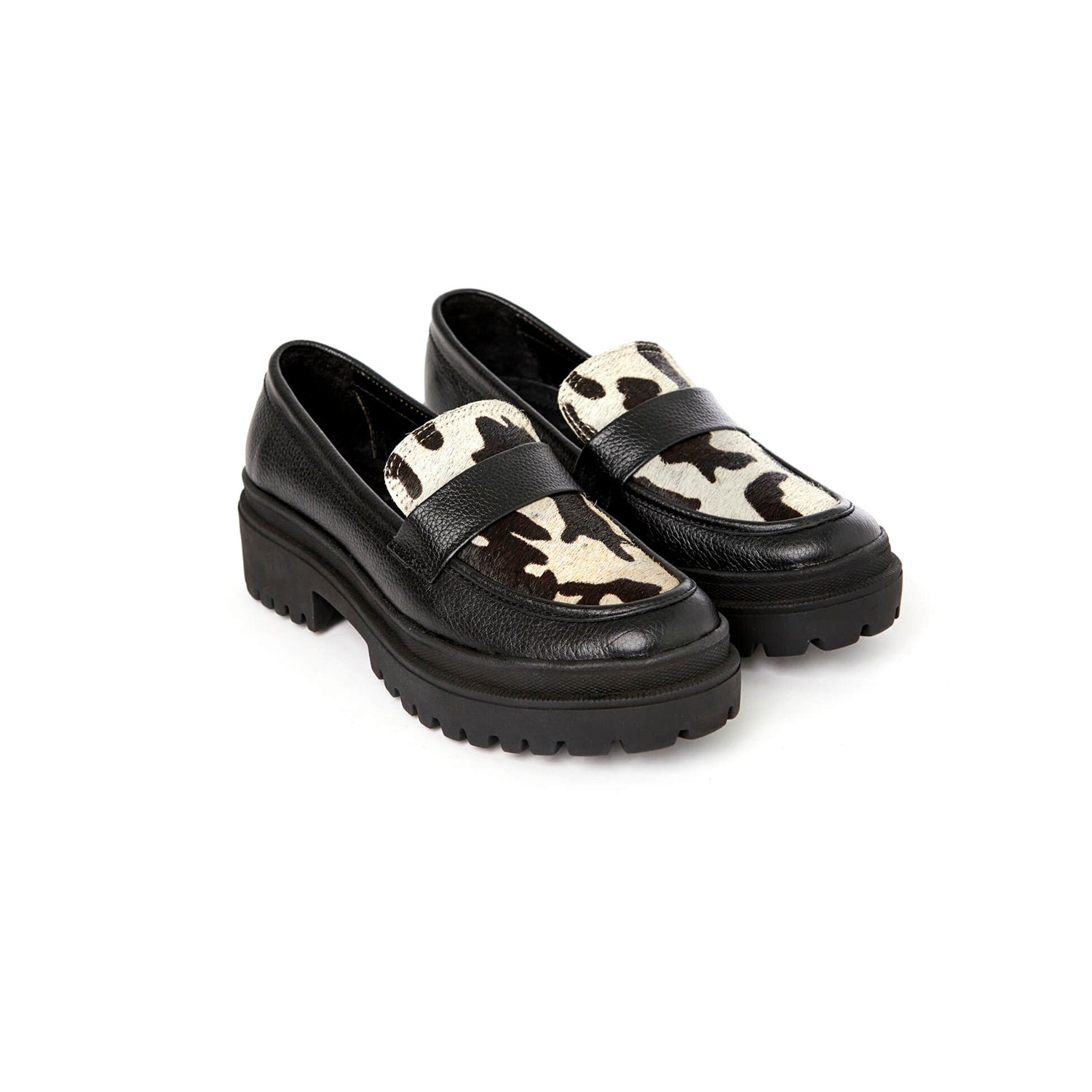 【VEIN】COW LEATHER LOAFER Austria Cow Loafer – M'ANDINA By Caro Rendon